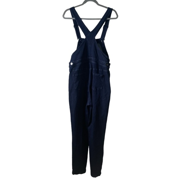 Universal Standard Olivia Denim Overalls In Dark Indigo Size XS / US Large - Picture 4 of 15